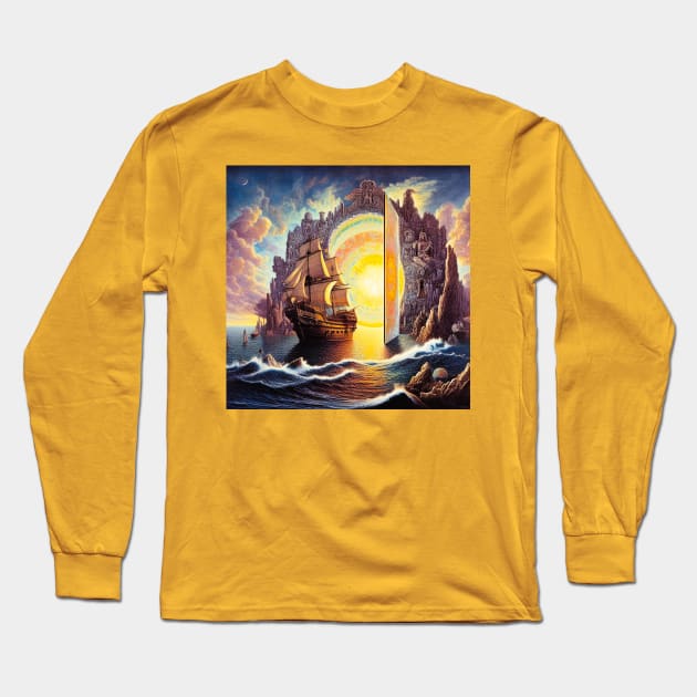 The Crystal Ship . Long Sleeve T-Shirt by Canadaman99